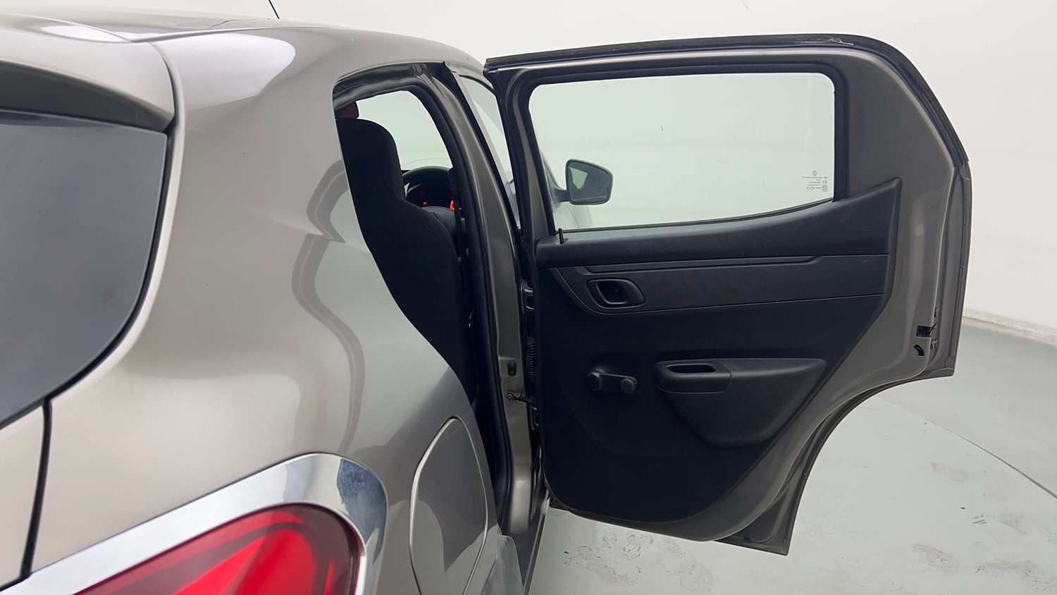 Used 2018 Renault Kwid 1.0 RXT AMT Opt Petrol Automatic interior RIGHT REAR DOOR OPEN VIEW