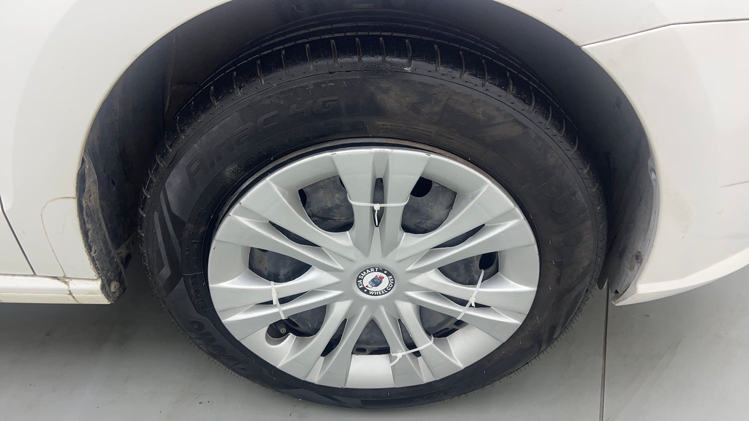 Used 2021 Skoda Rapid New Active 1.0 TSI AT Petrol Automatic tyres RIGHT FRONT TYRE RIM VIEW
