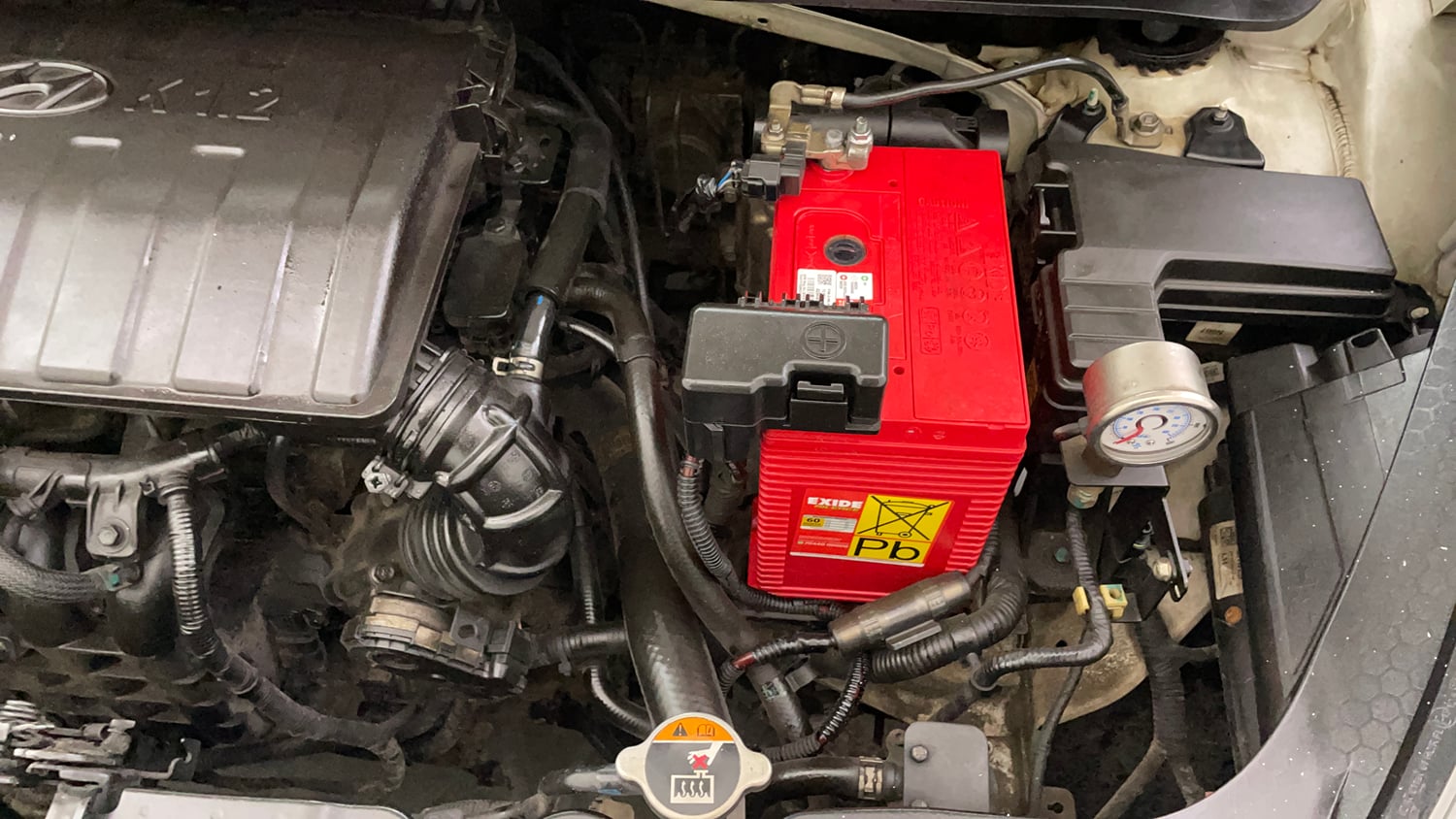 Used 2022 Hyundai Aura S 1.2 CNG Cng Manual engine ENGINE LEFT SIDE VIEW