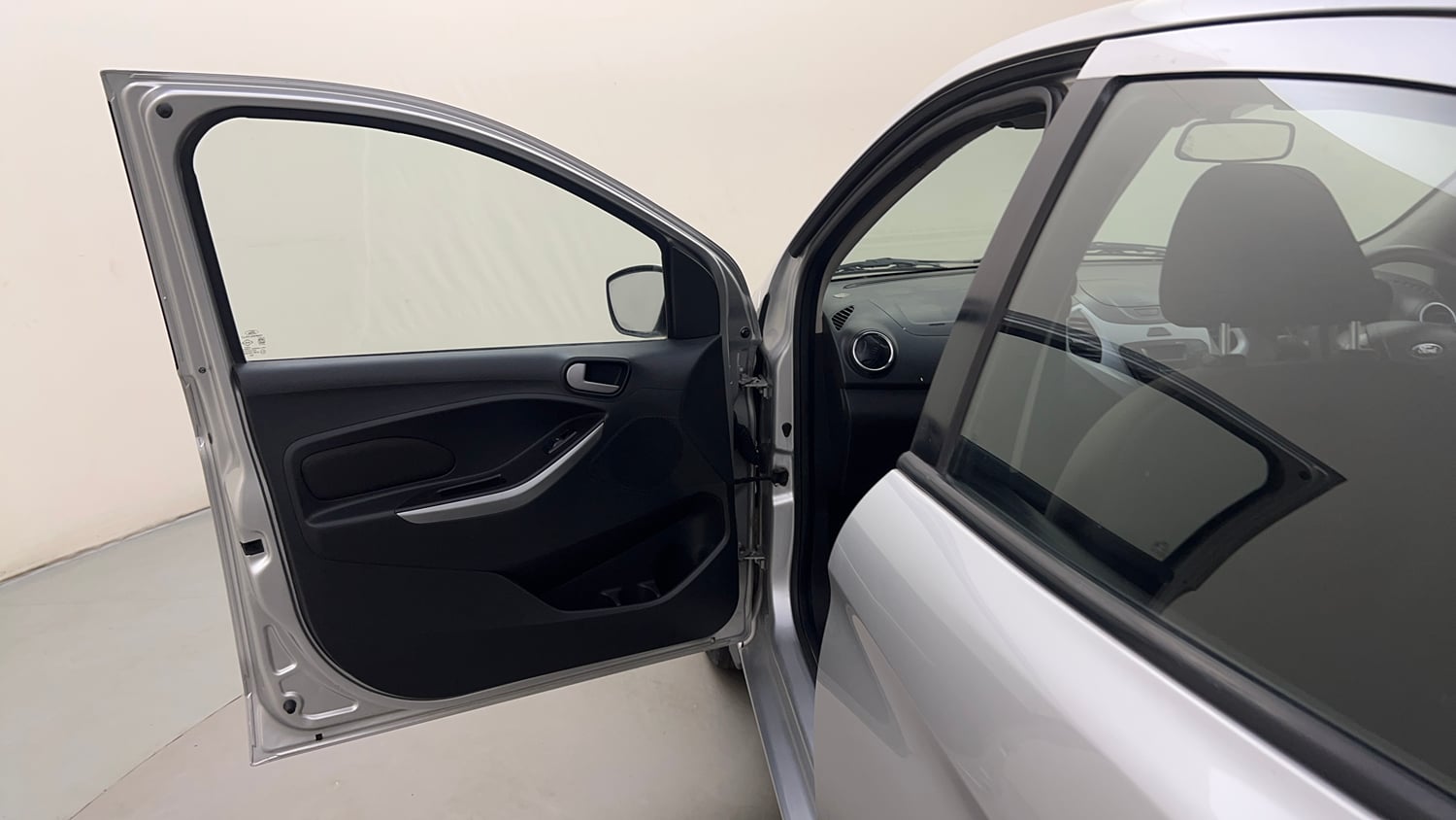 Used 2016 Ford Figo Trend 1.2 Ti-VCT Petrol Manual interior LEFT FRONT DOOR OPEN VIEW