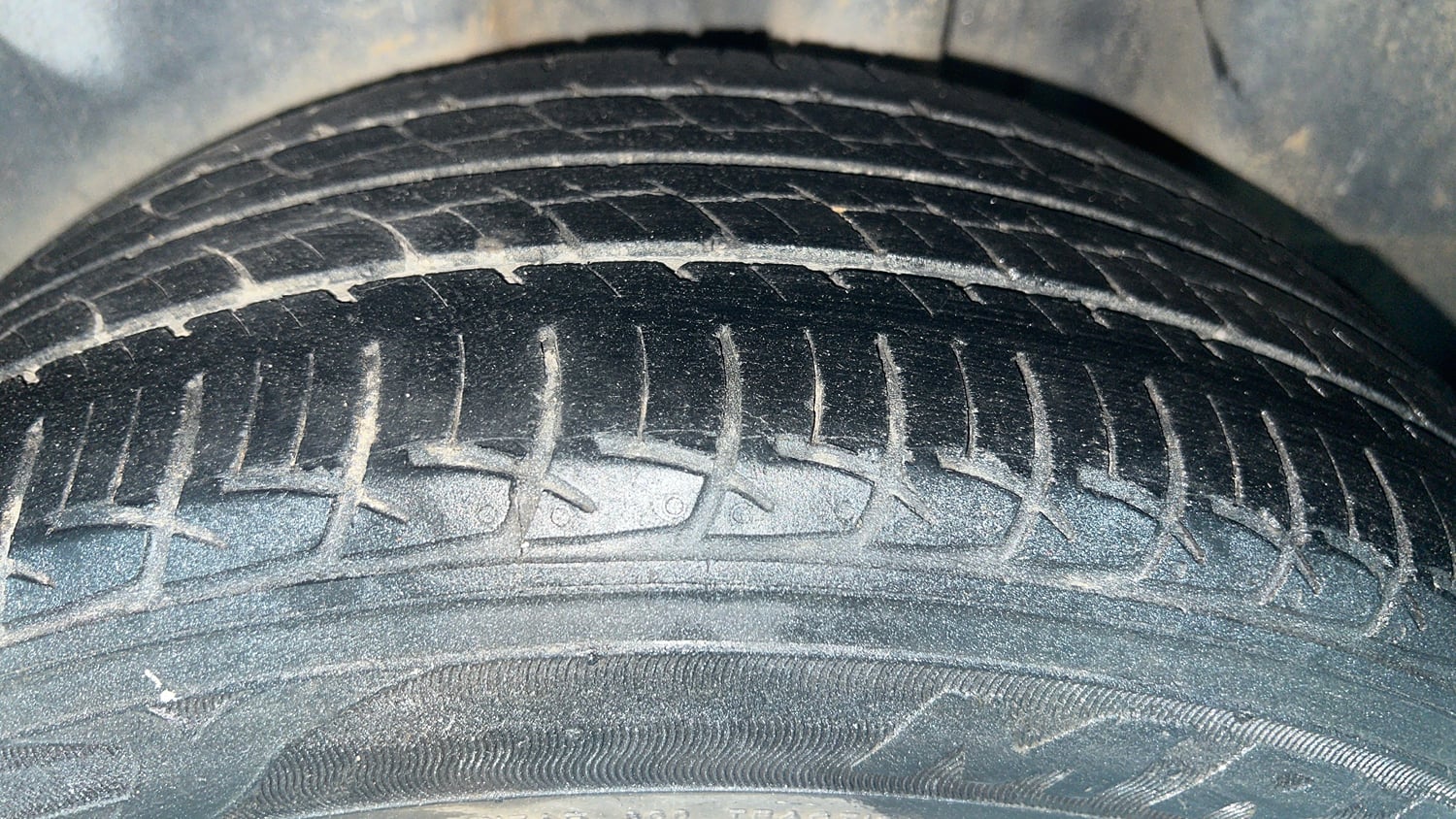 Used 2021 Skoda Rapid New Active 1.0 TSI AT Petrol Automatic tyres LEFT REAR TYRE TREAD VIEW