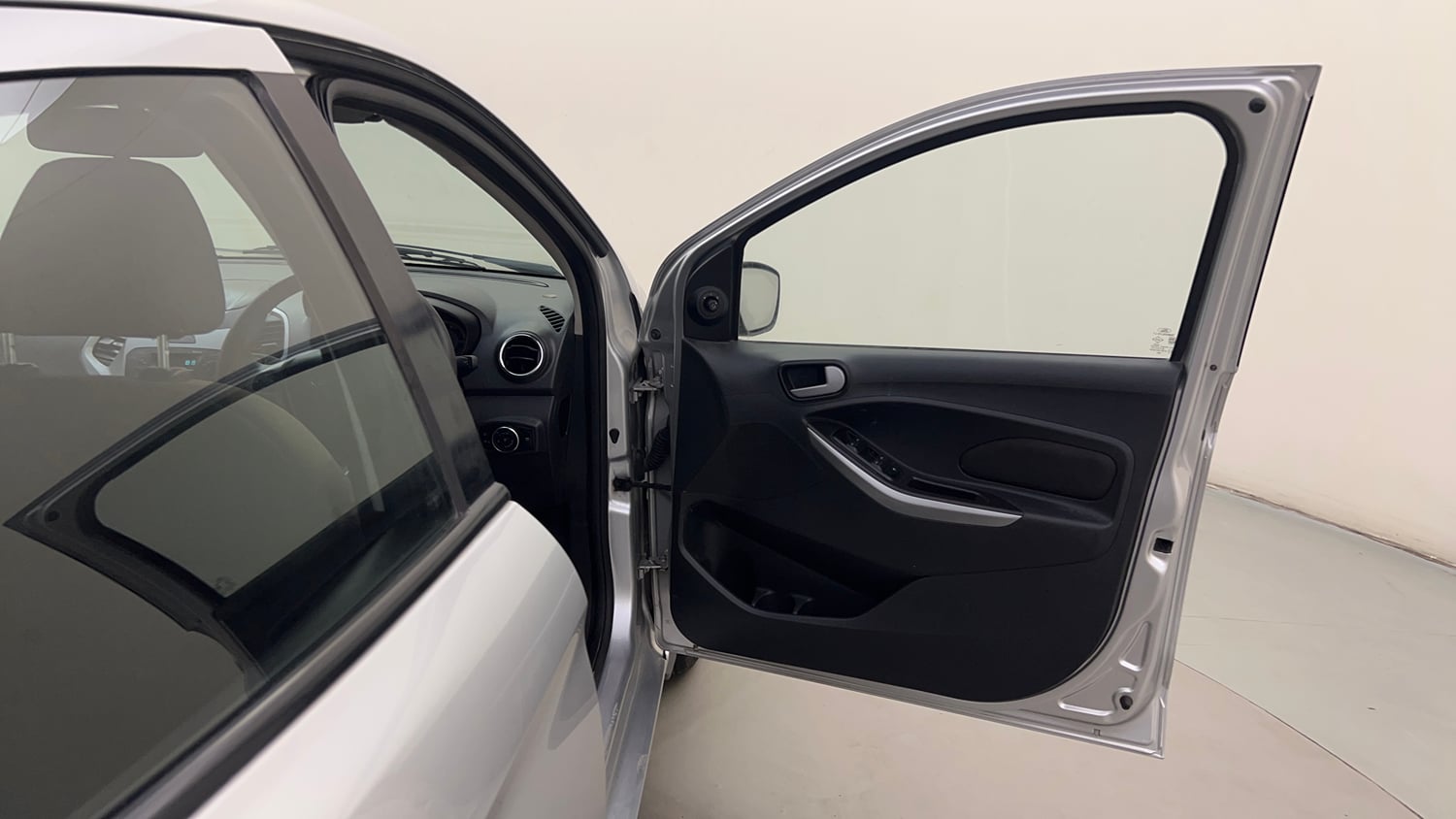 Used 2016 Ford Figo Trend 1.2 Ti-VCT Petrol Manual interior RIGHT FRONT DOOR OPEN VIEW
