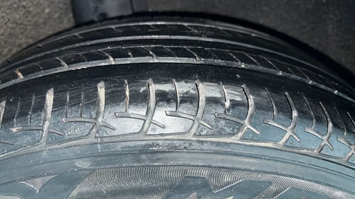 Used 2015 Maruti Suzuki Baleno Delta 1.2 Petrol Manual tyres RIGHT REAR TYRE TREAD VIEW
