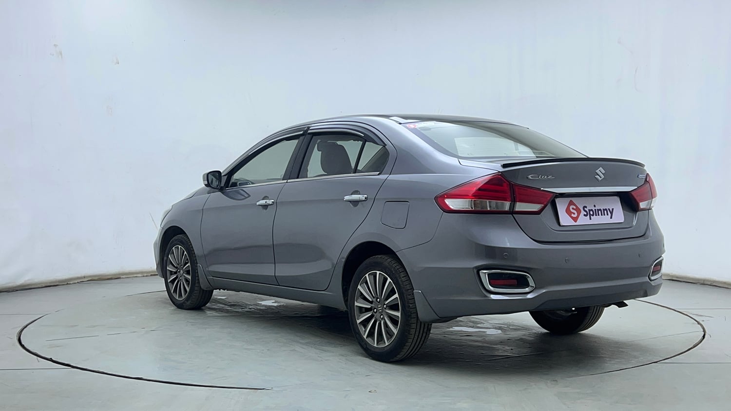 Used 2021 Maruti Suzuki Ciaz Alpha 1.5 Petrol Manual exterior LEFT REAR CORNER VIEW