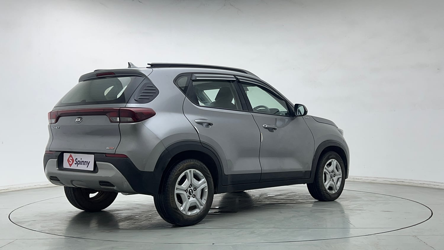 Used 2020 Kia Sonet HTX Plus 1.0 iMT Petrol Manual exterior RIGHT REAR CORNER VIEW