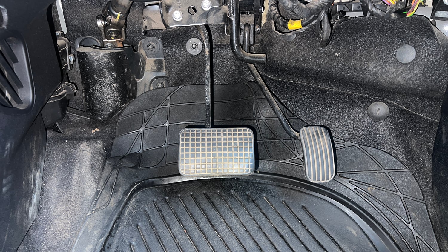 Used 2023 Tata Tigor XZA Plus Leatherette Pack Petrol Automatic interior PEDALS VIEW