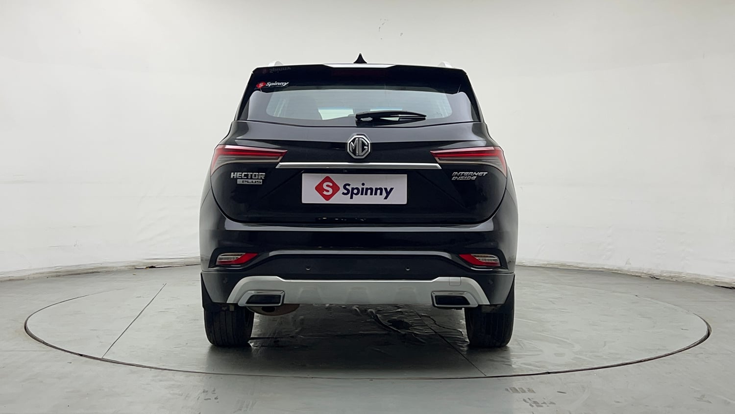 Used 2021 MG Motors Hector Plus Sharp 1.5 Petrol Turbo CVT 6-STR Petrol Automatic exterior BACK VIEW