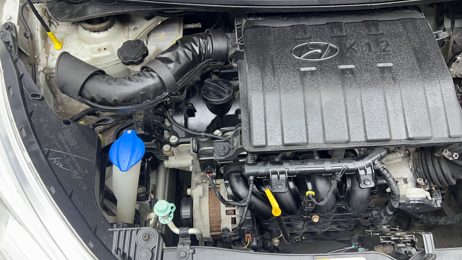 Used 2016 Hyundai Grand i10 Sportz 1.2 Kappa VTVT Petrol Manual engine ENGINE RIGHT SIDE VIEW