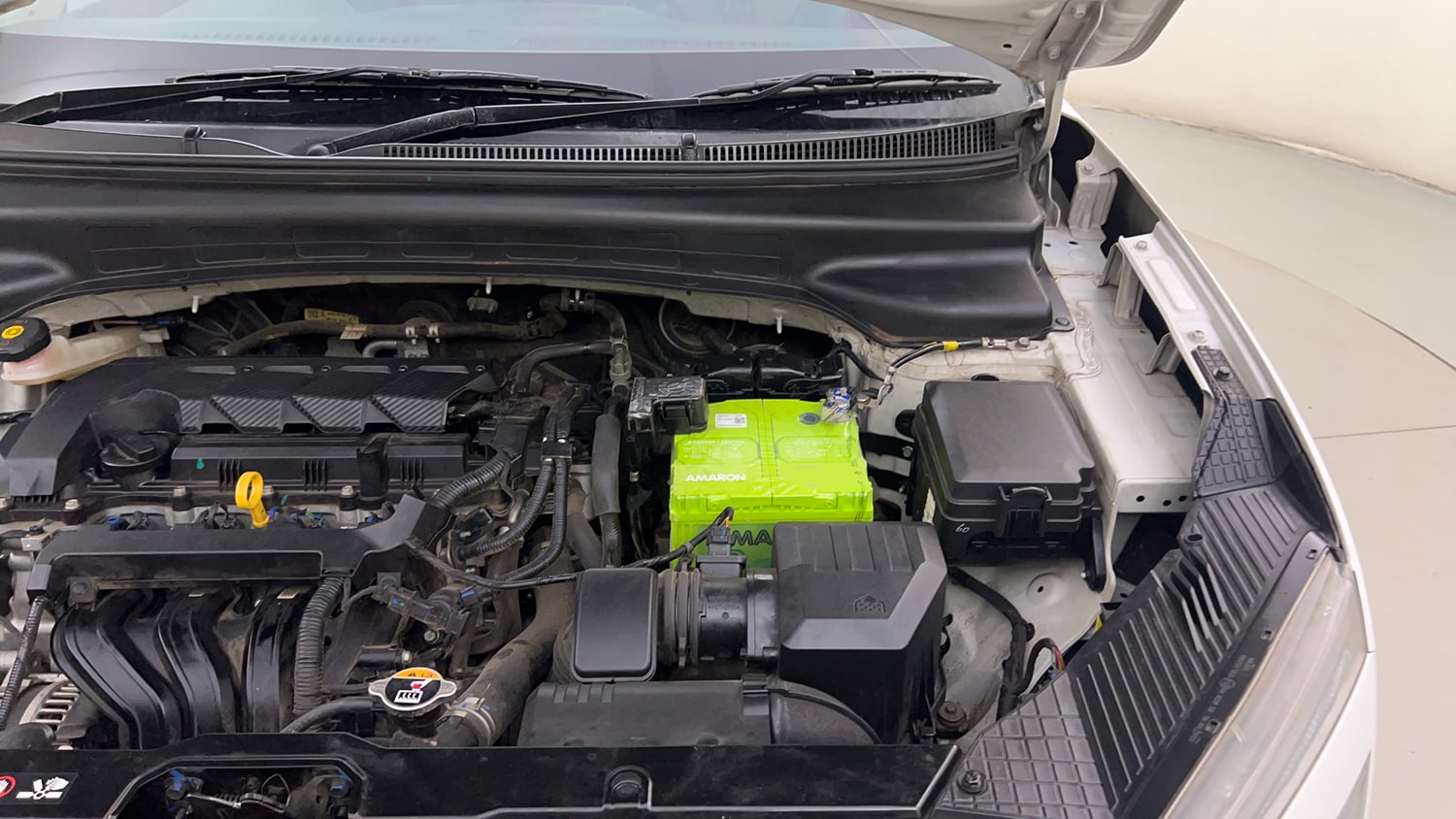 Used 2022 Hyundai Creta SX (O) 1.5 Petrol IVT Knight Petrol Automatic engine ENGINE LEFT SIDE HINGE & APRON VIEW