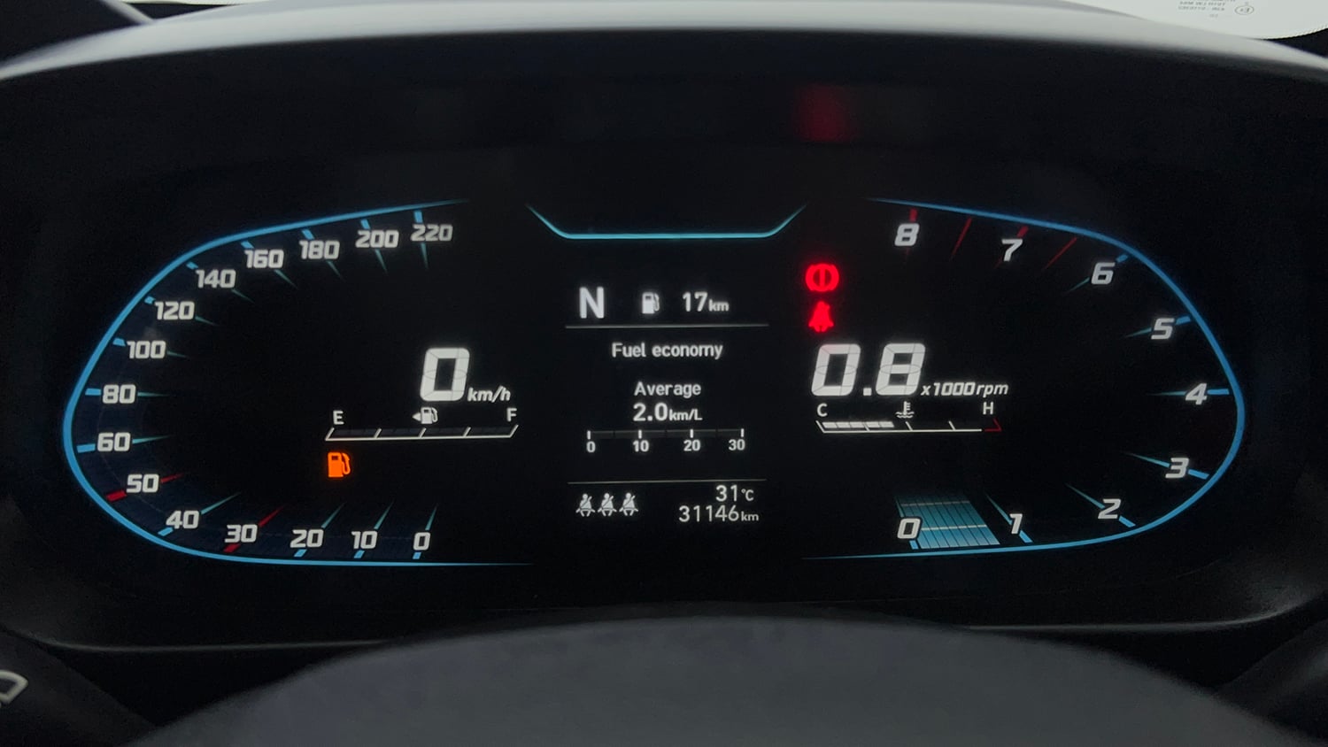 Used 2023 Hyundai i20 N Line N8 1.0 Turbo iMT Petrol Manual interior CLUSTERMETER VIEW