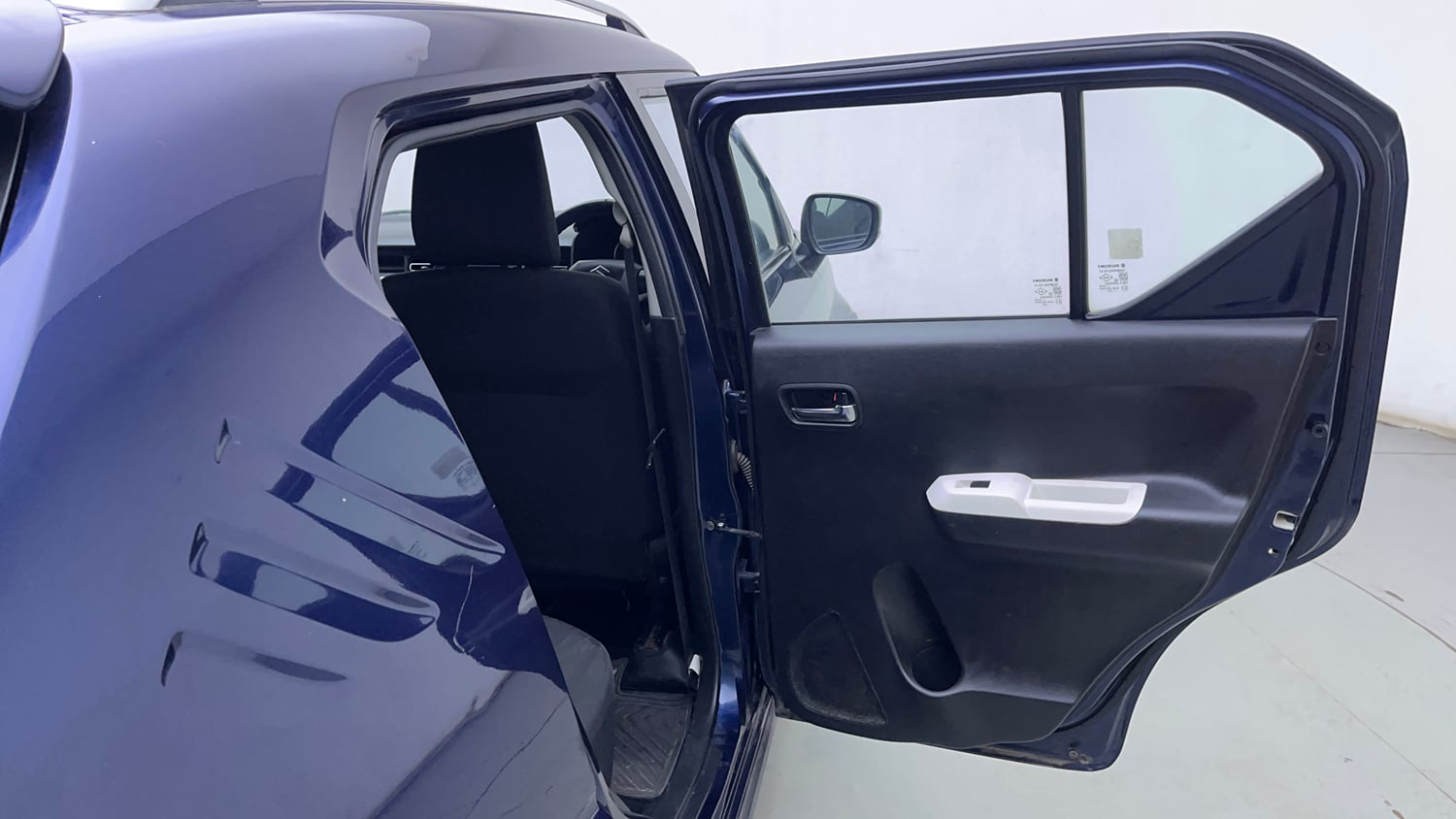 Used 2024 Maruti Suzuki Ignis Delta 1.2 MT Petrol Manual interior RIGHT REAR DOOR OPEN VIEW