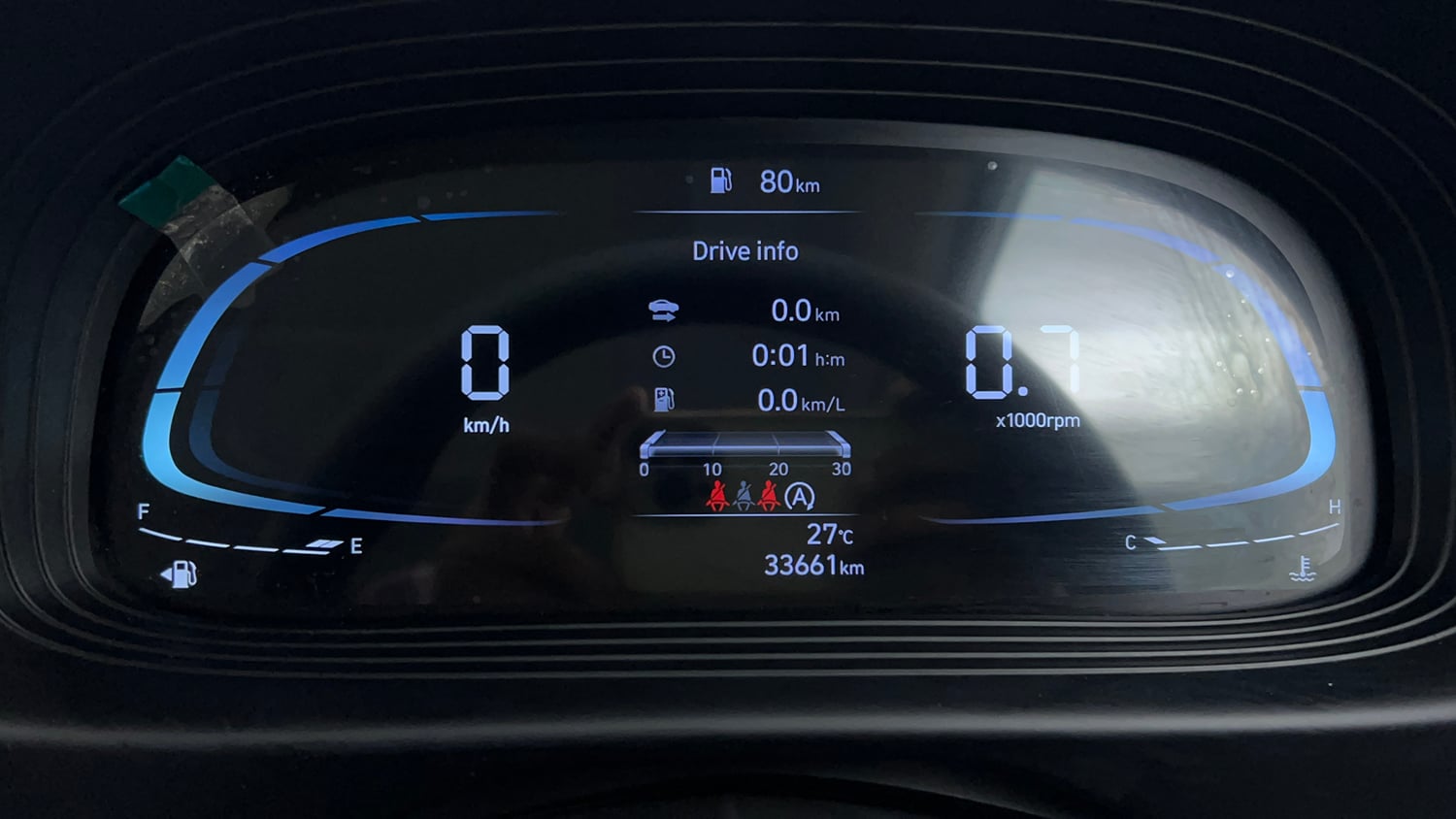 Used 2024 Hyundai Venue SX 1.2 Petrol Petrol Manual interior CLUSTERMETER VIEW