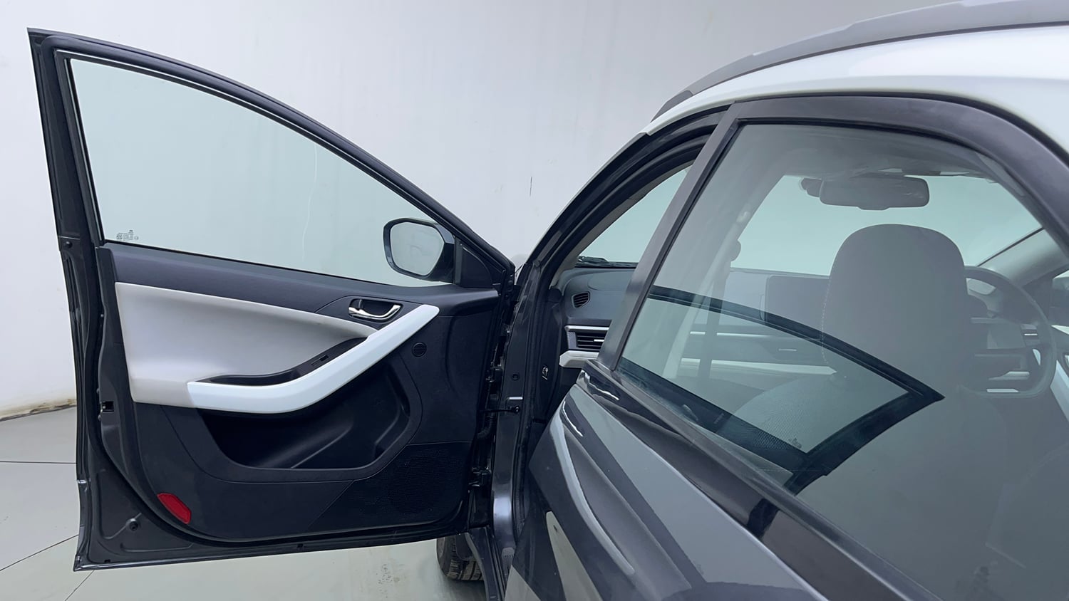 Used 2025 Tata Nexon Creative Plus 1.2 Revotron Petrol 7DCA DT Petrol Automatic interior LEFT FRONT DOOR OPEN VIEW
