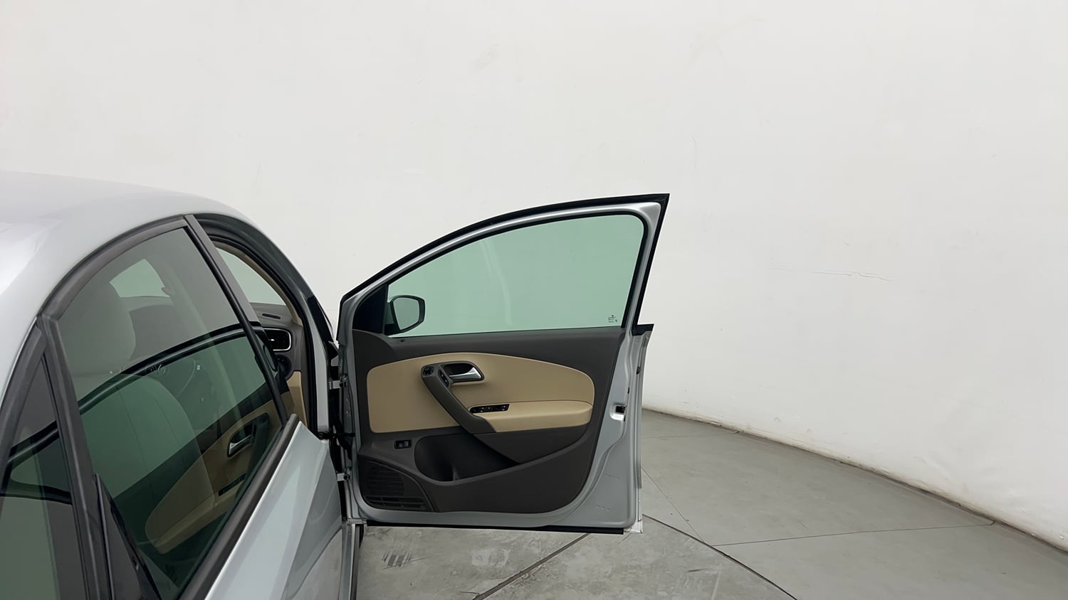 Used 2021 Volkswagen Vento Highline 1.0L TSI Petrol Manual interior RIGHT FRONT DOOR OPEN VIEW