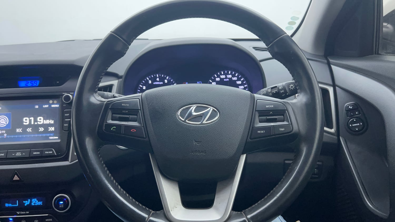 Used 2017 Hyundai Creta 1.6 SX Plus Petrol Special Edition Petrol Manual interior STEERING VIEW