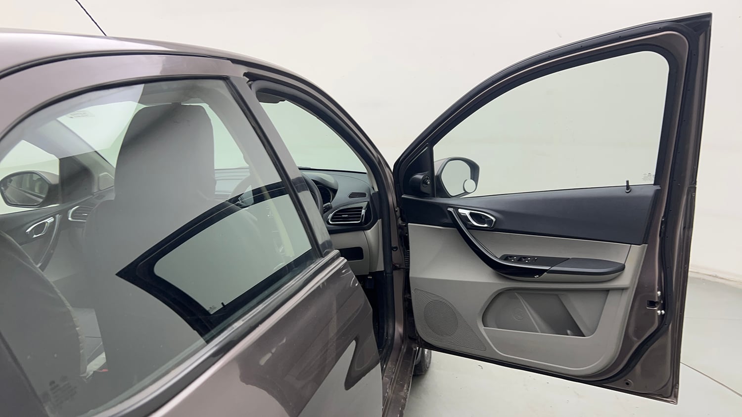 Used 2017 Tata Tiago Revotron XZ Petrol Manual interior RIGHT FRONT DOOR OPEN VIEW