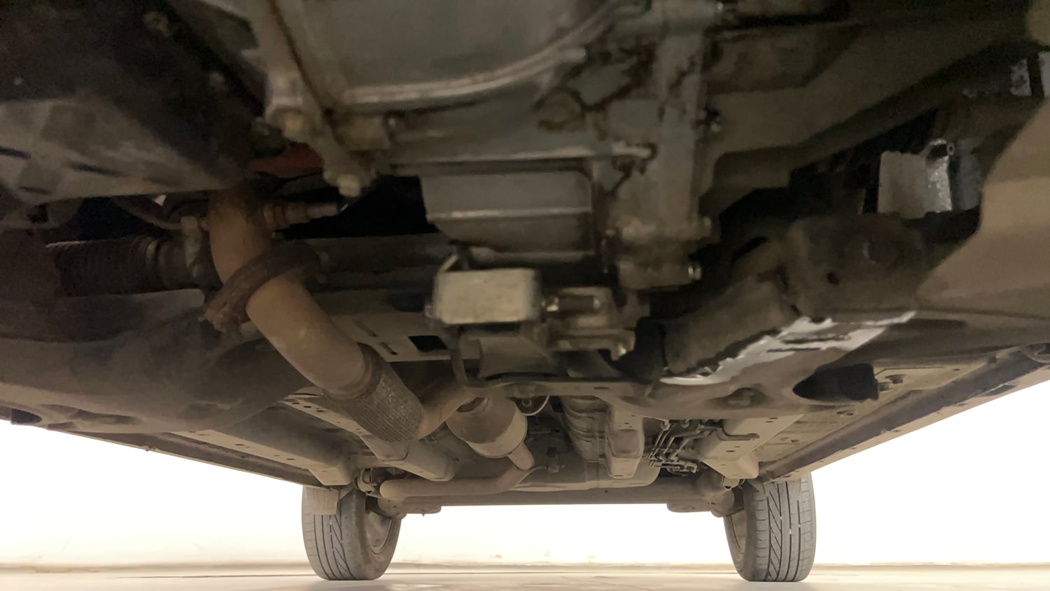 Used 2021 Tata Nexon XZ Plus Diesel Diesel Manual extra FRONT LEFT UNDERBODY VIEW