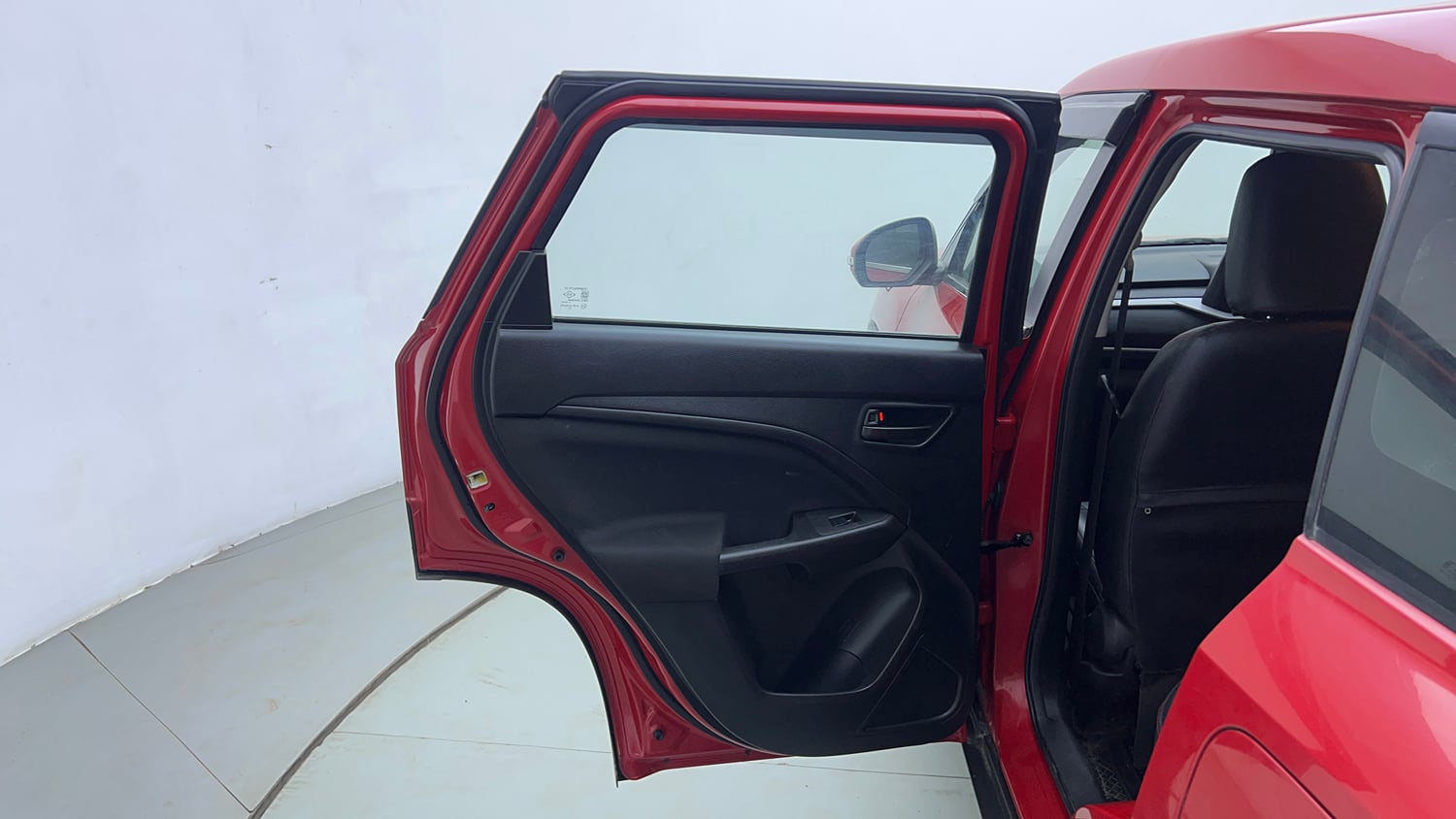 Used 2022 Maruti Suzuki Brezza Vxi AT Petrol Automatic interior LEFT REAR DOOR OPEN VIEW