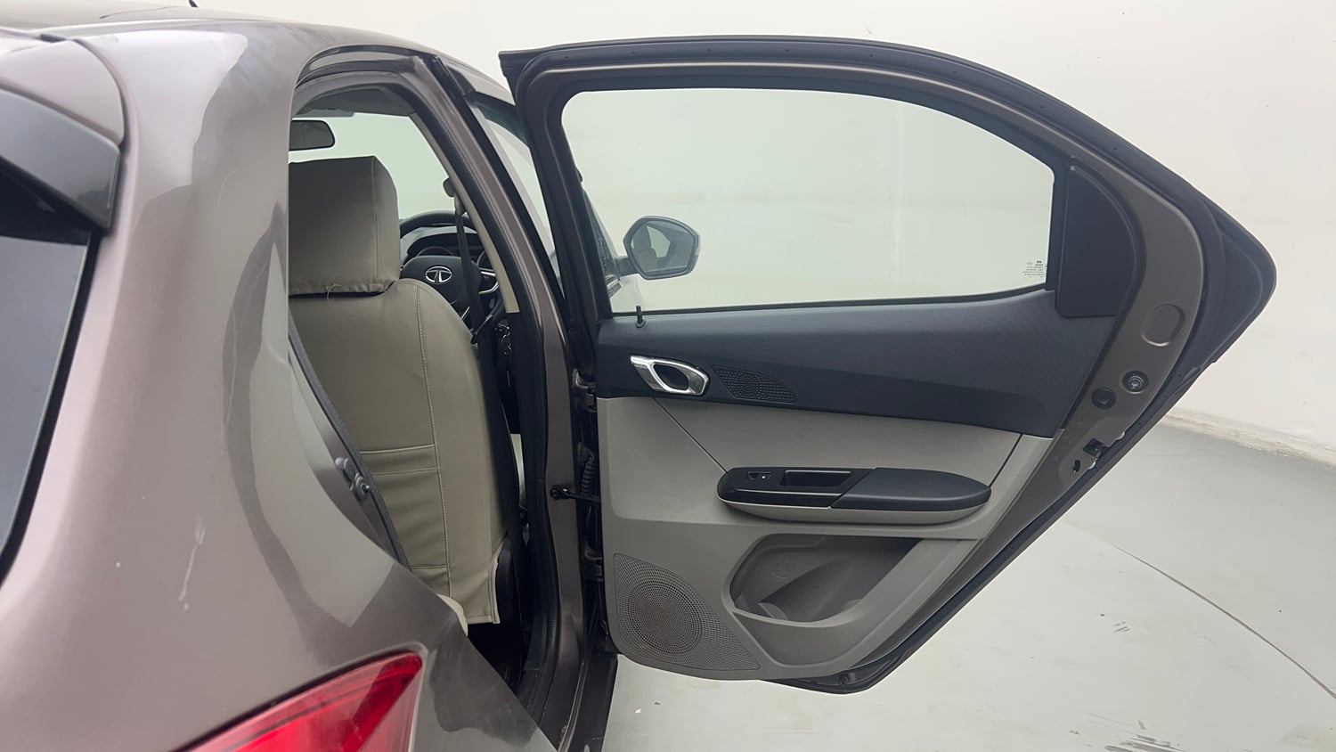 Used 2017 Tata Tiago Revotron XZA Petrol Automatic interior RIGHT REAR DOOR OPEN VIEW