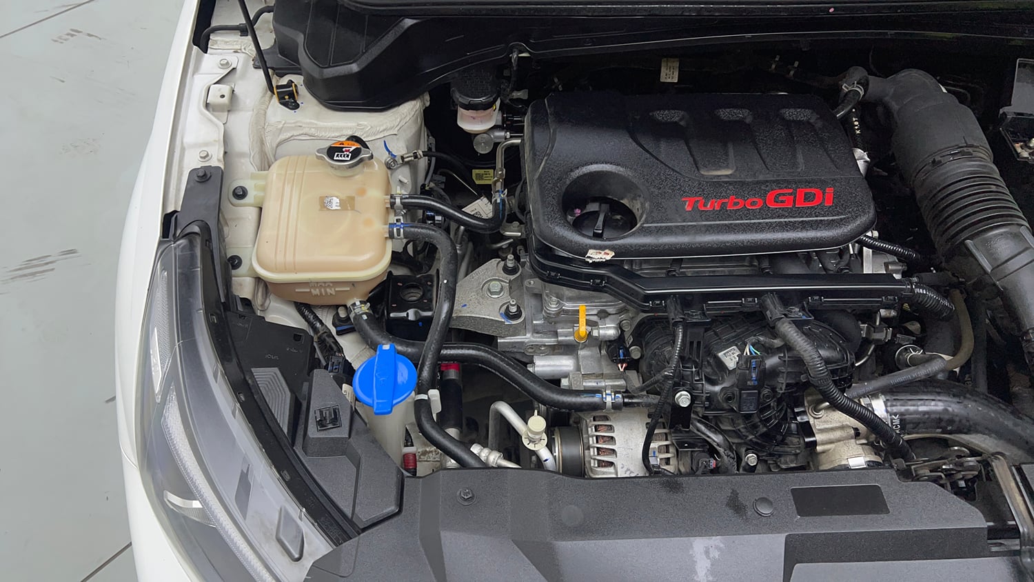 Used 2023 Hyundai i20 N Line N8 1.0 Turbo iMT Petrol Manual engine ENGINE RIGHT SIDE VIEW