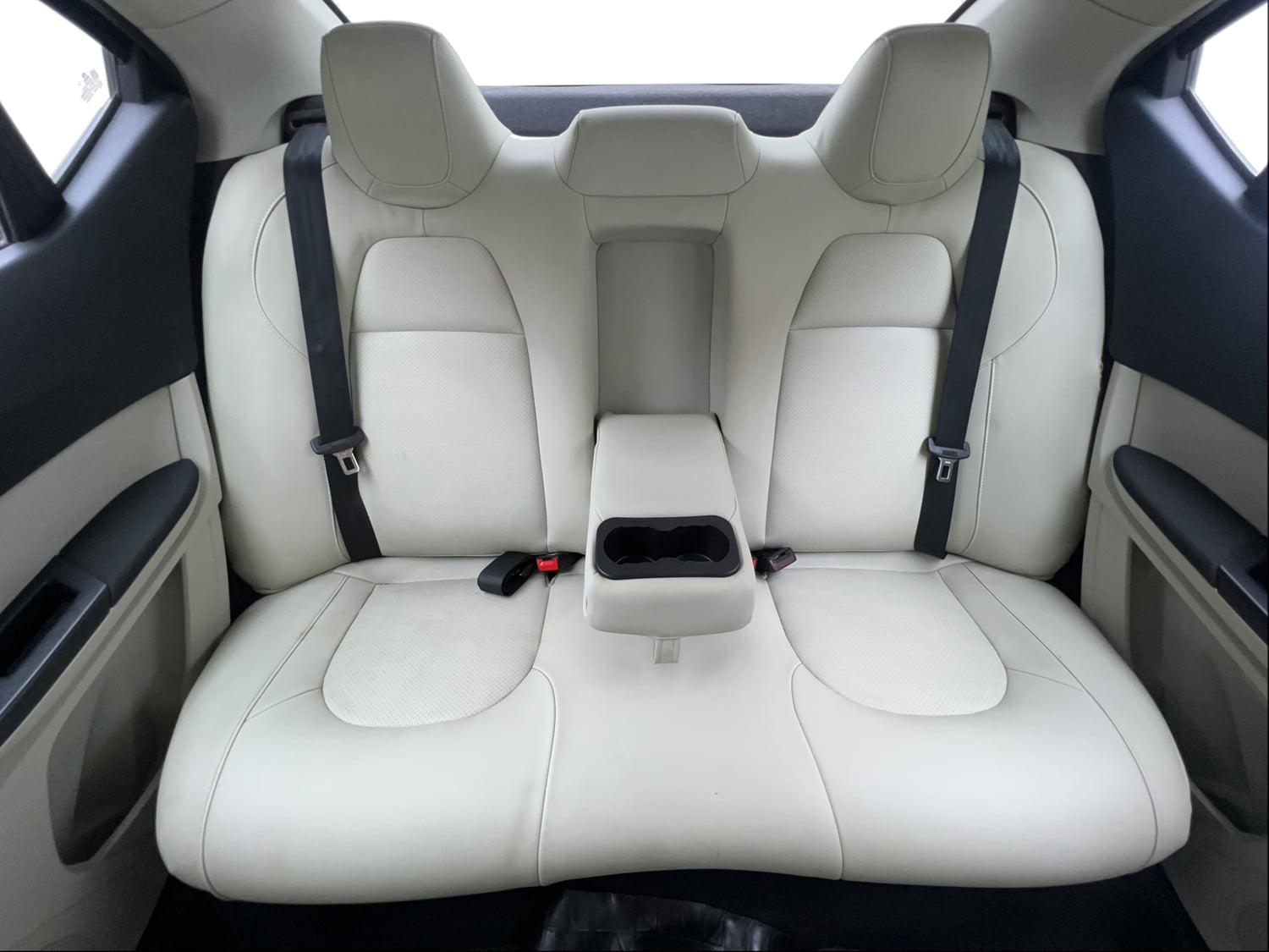Used 2023 Tata Tigor XZA Plus Leatherette Pack Petrol Automatic interior REAR SEAT CONDITION VIEW