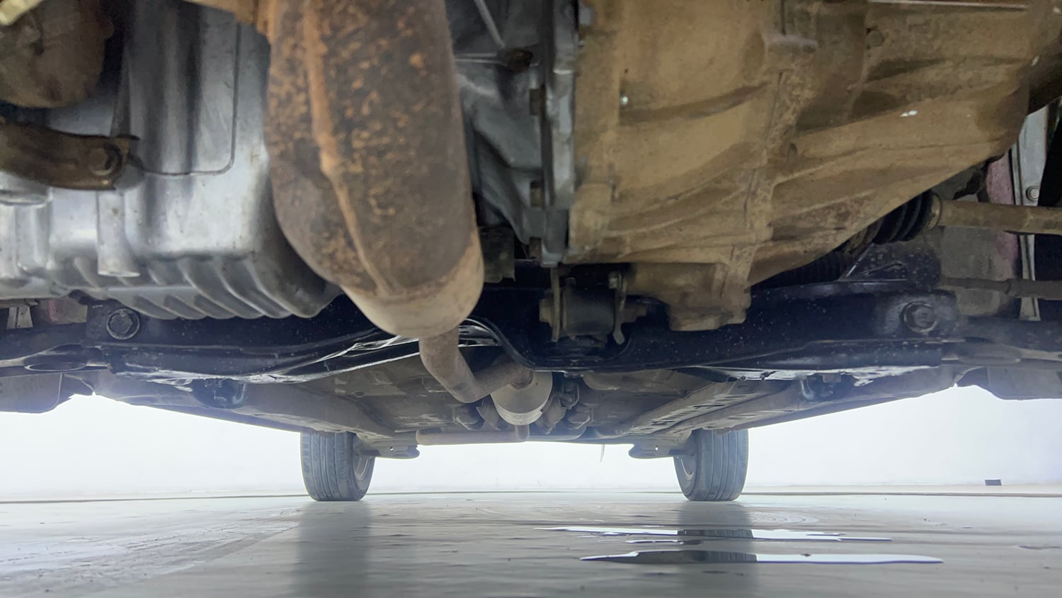 Used 2018 Toyota Etios Liva V Petrol Manual extra FRONT LEFT UNDERBODY VIEW