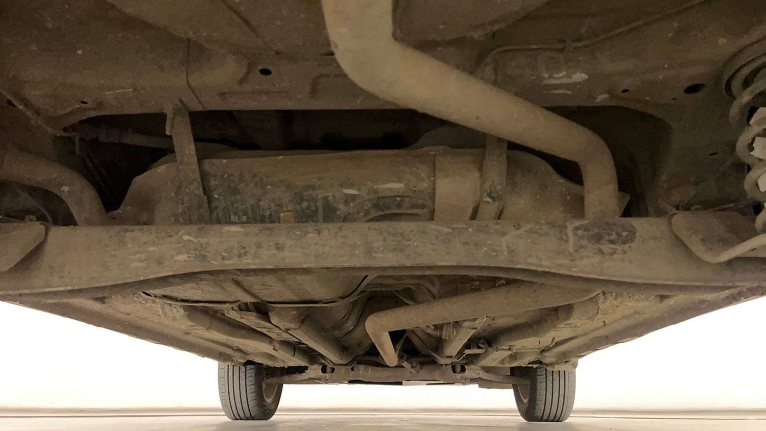 Used 2023 Hyundai Creta SX 1.5 Diesel Diesel Manual extra REAR UNDERBODY VIEW (TAKEN FROM REAR)