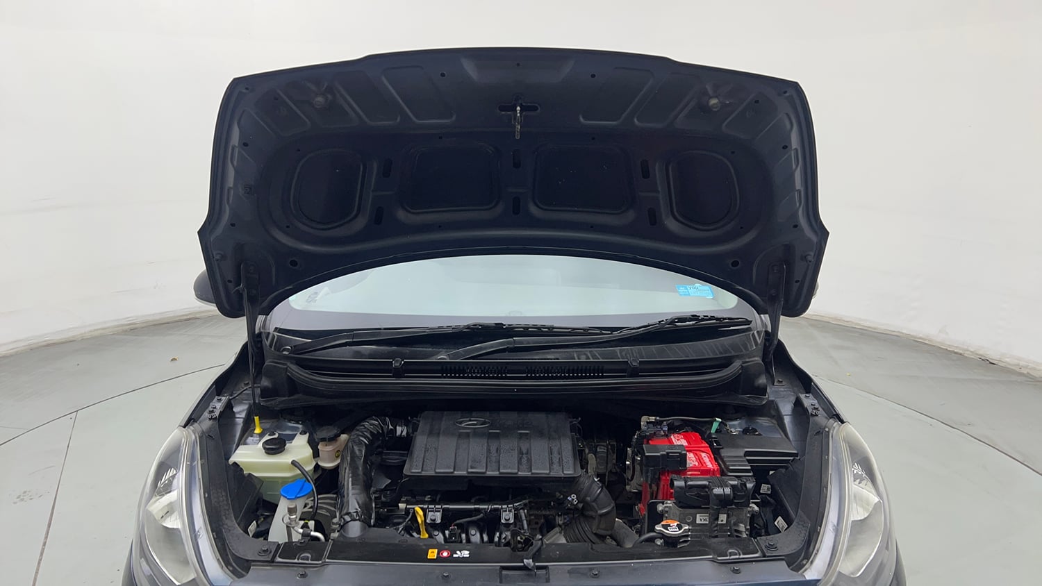 Used 2019 Hyundai Grand i10 Nios Magna AMT 1.2 Kappa VTVT Petrol Automatic engine ENGINE & BONNET OPEN FRONT VIEW