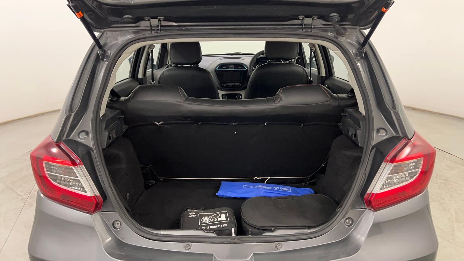 Used 2023 Tata Tiago EV XZ Plus Long Range Electric Automatic interior DICKY INSIDE VIEW
