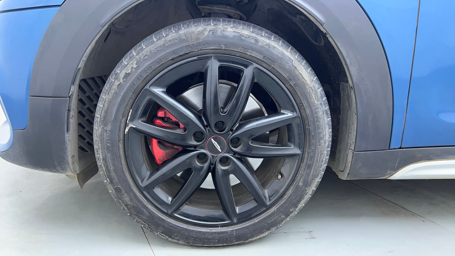 Used 2021 Mini Countryman Cooper S JCW Inspired Petrol Automatic tyres LEFT FRONT TYRE RIM VIEW