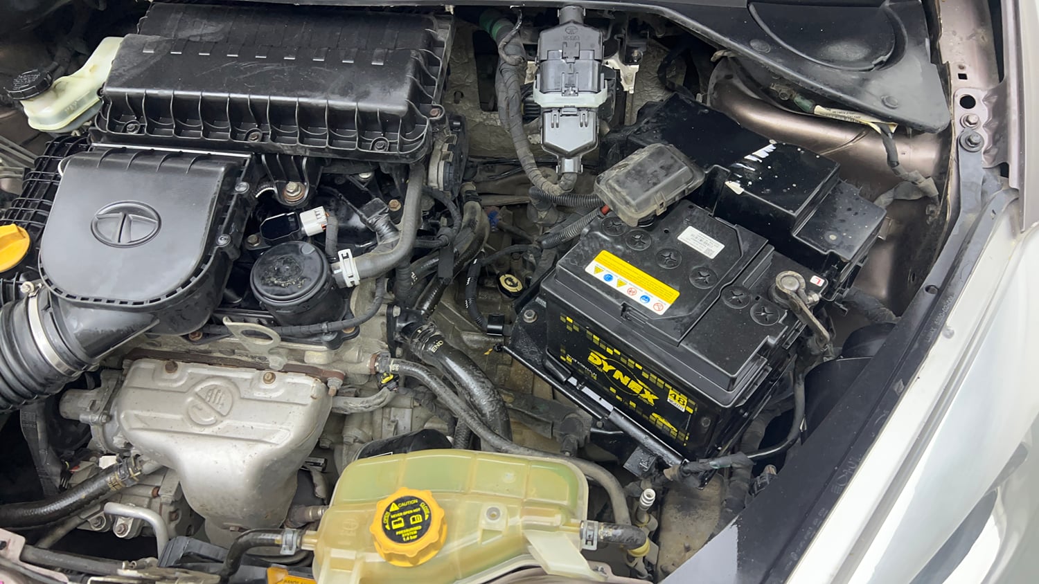 Used 2017 Tata Tiago Revotron XZ Petrol Manual engine ENGINE LEFT SIDE VIEW