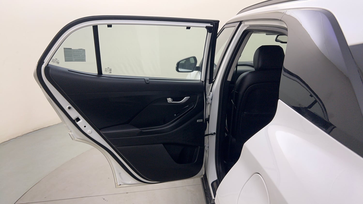 Used 2022 Hyundai Creta SX (O) 1.5 Petrol IVT Knight Petrol Automatic interior LEFT REAR DOOR OPEN VIEW