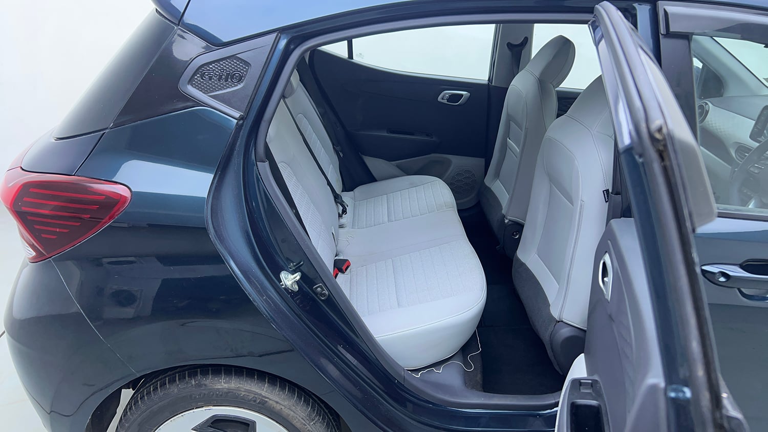 Used 2024 Hyundai Grand i10 Nios Sportz 1.2 Kappa VTVT Petrol Manual interior RIGHT SIDE REAR DOOR CABIN VIEW