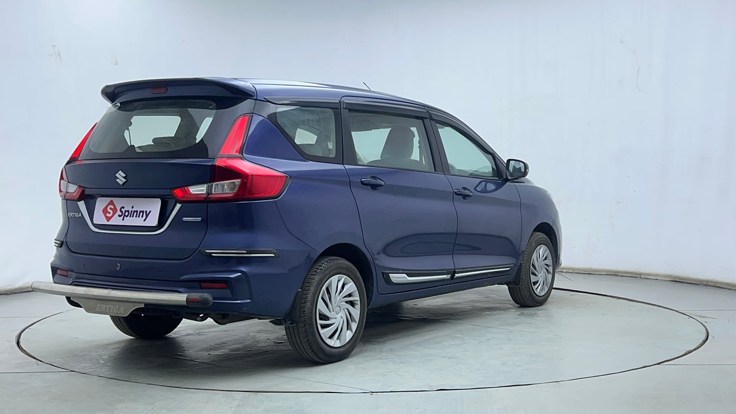 Used 2022 Maruti Suzuki New Ertiga VXi AT Petrol Automatic exterior RIGHT REAR CORNER VIEW