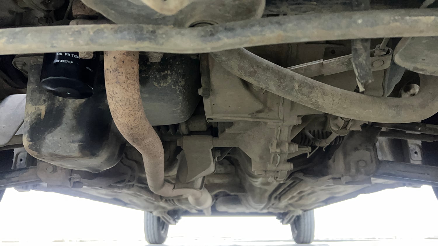 Used 2022 Maruti Suzuki Alto 800 LXi (O) Petrol Manual extra FRONT LEFT UNDERBODY VIEW