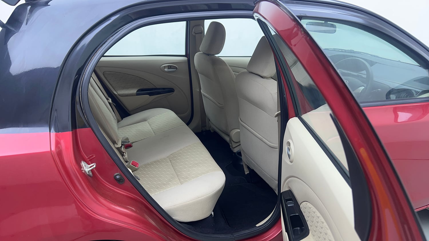 Used 2018 Toyota Etios Liva V Petrol Manual interior RIGHT SIDE REAR DOOR CABIN VIEW