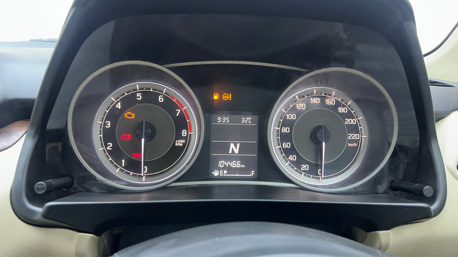 Used 2019 Maruti Suzuki Dzire VXi AMT Petrol Automatic interior CLUSTERMETER VIEW