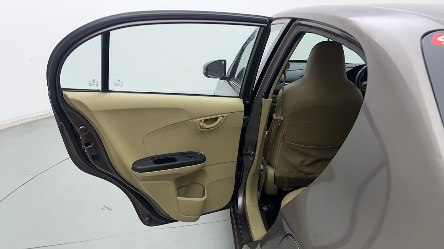 Used 2017 Honda Amaze 1.2 S i-VTEC Petrol Manual interior LEFT REAR DOOR OPEN VIEW