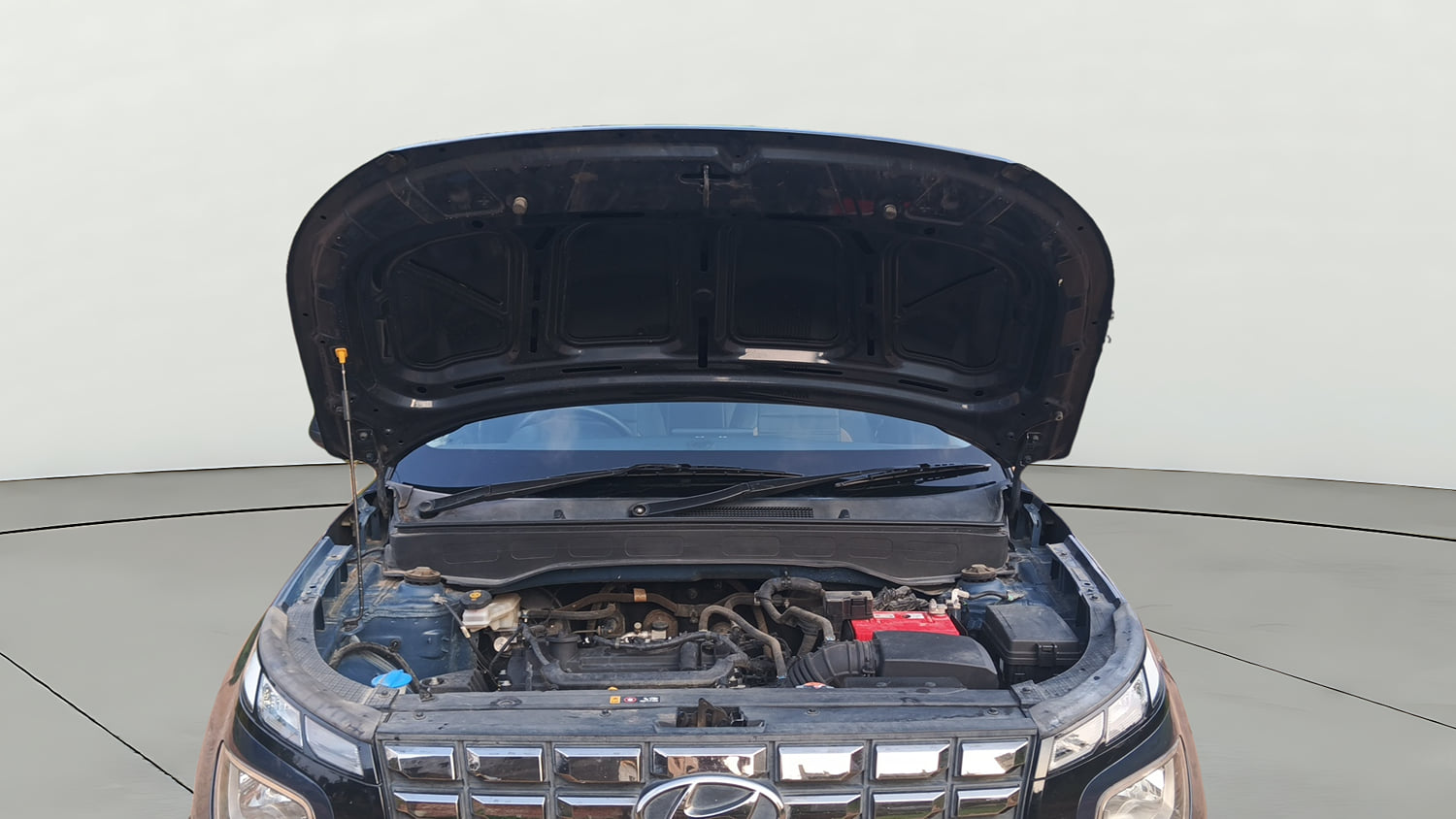Used 2022 Hyundai Venue S 1.2 Petrol Petrol Manual engine ENGINE & BONNET OPEN FRONT VIEW
