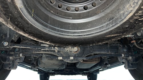 Used 2025 Mahindra Scorpio N Z8 Petrol MT 7 STR Petrol Manual extra REAR UNDERBODY VIEW (TAKEN FROM REAR)