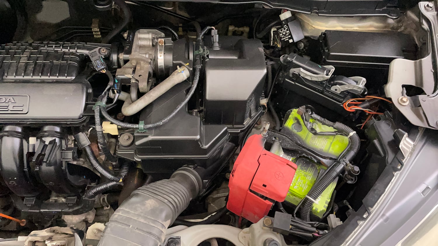 Used 2017 Honda Jazz V AT Petrol Petrol Automatic engine ENGINE LEFT SIDE VIEW