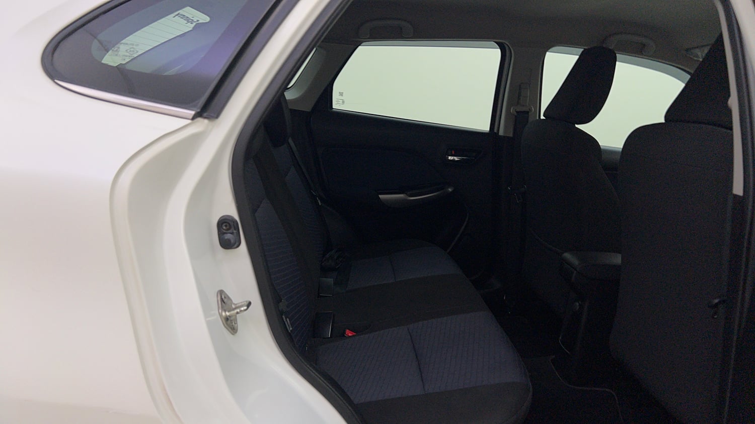 Used 2021 Toyota Glanza V CVT Petrol Automatic interior RIGHT SIDE REAR DOOR CABIN VIEW