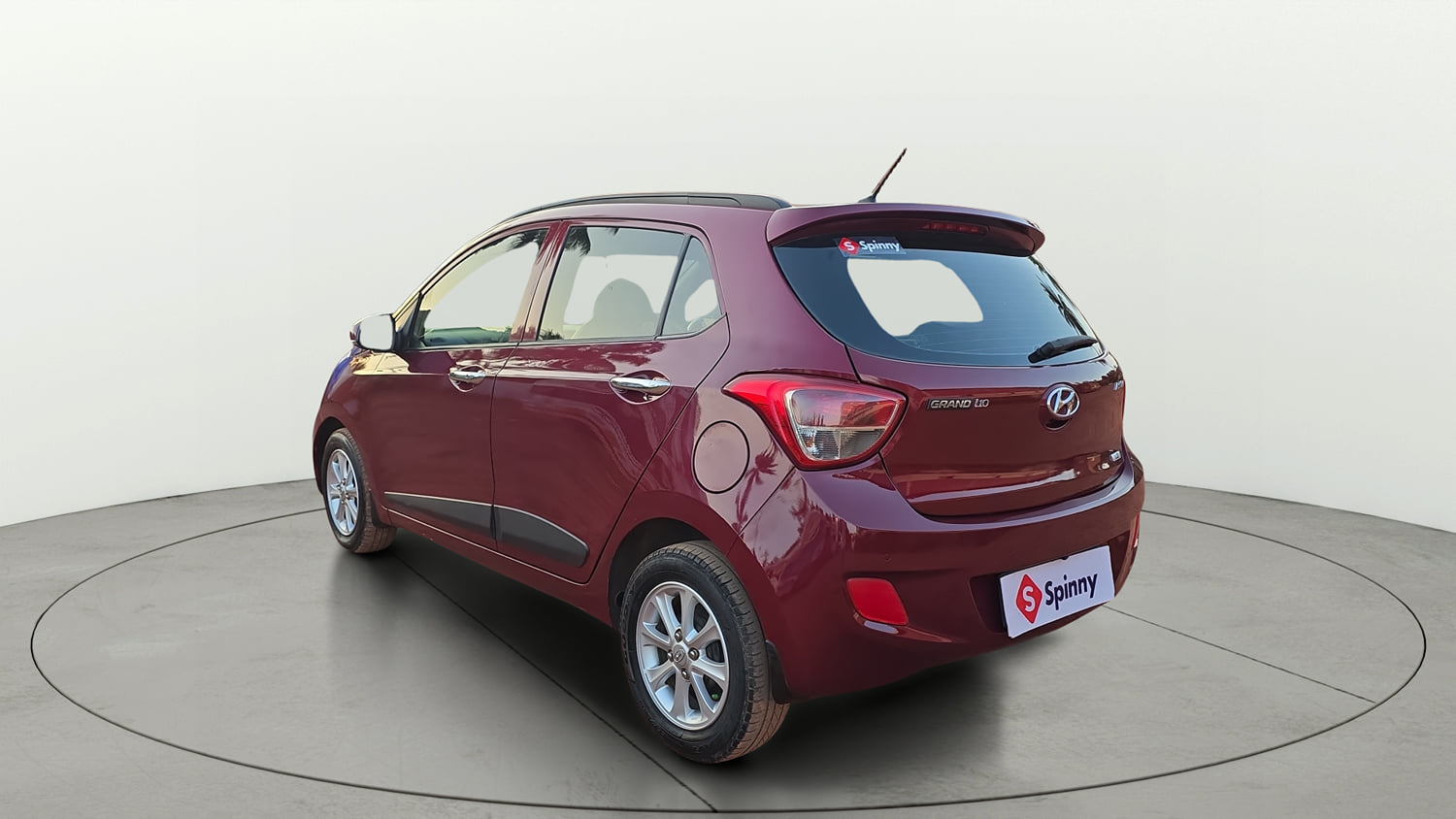 Used 2015 Hyundai Grand i10 Asta AT 1.2 Kappa VTVT Petrol Automatic exterior LEFT REAR CORNER VIEW