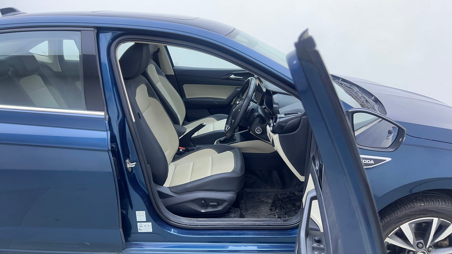 Used 2024 Skoda Slavia Style 1.5L TSI DSG Petrol Automatic interior RIGHT SIDE FRONT DOOR CABIN VIEW