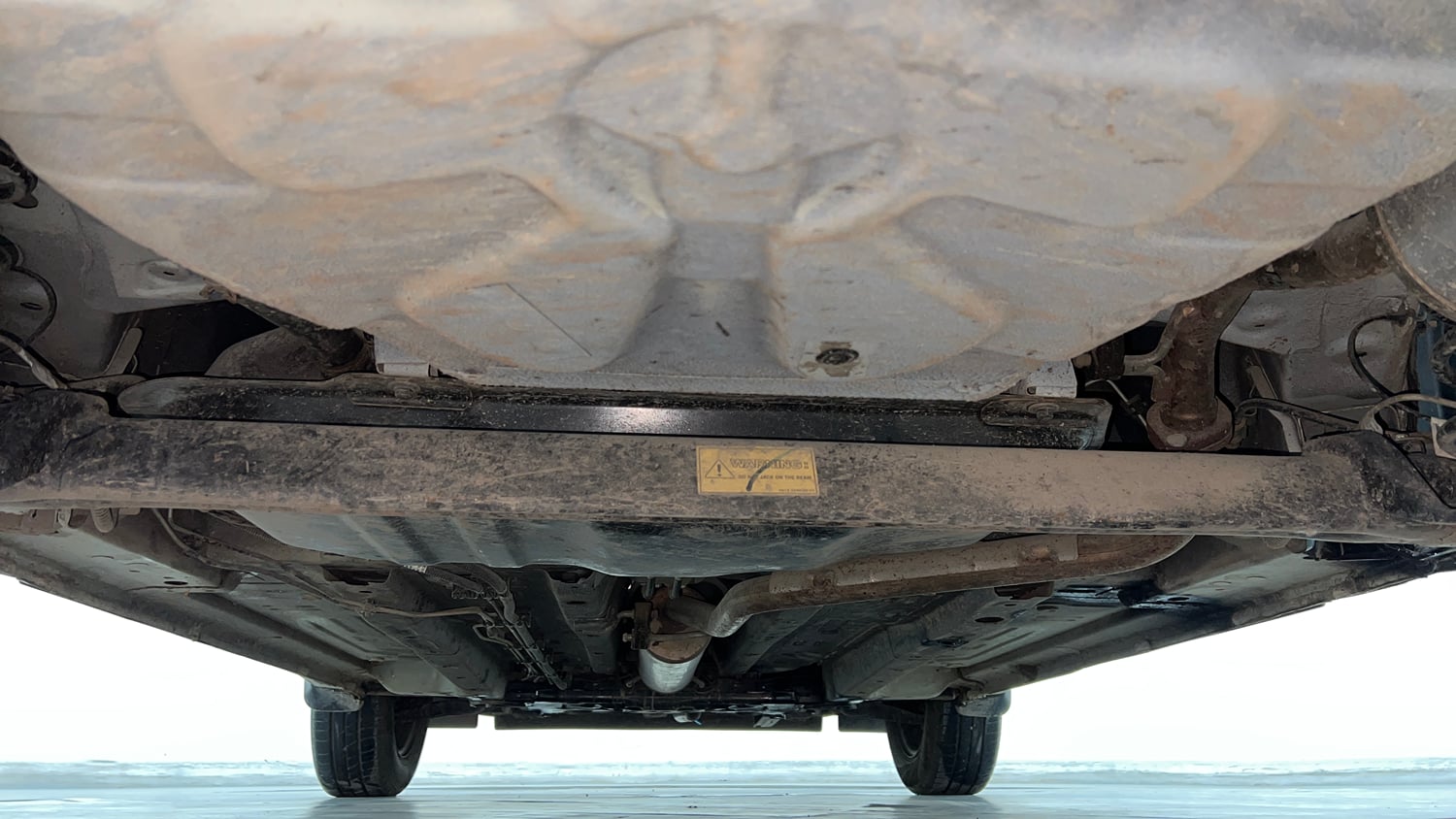 Used 2024 Tata Punch Adventure AMT Petrol Automatic extra REAR UNDERBODY VIEW (TAKEN FROM REAR)
