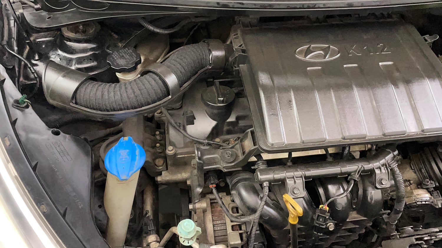 Used 2016 Hyundai Grand i10 Asta 1.2 Kappa VTVT Petrol Manual engine ENGINE RIGHT SIDE VIEW