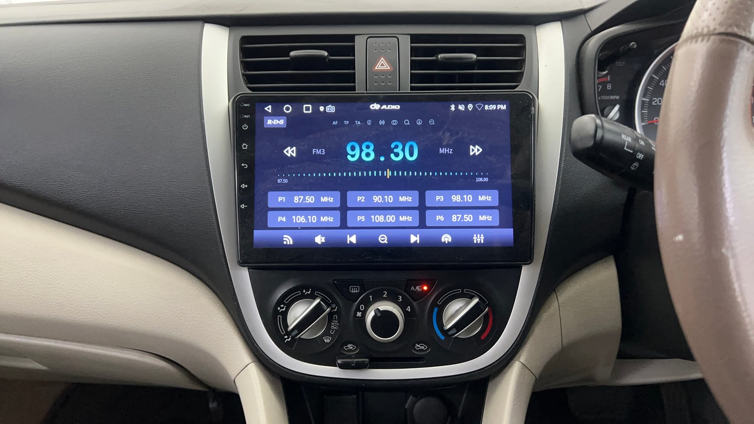 Used 2018 Maruti Suzuki Celerio ZXi AMT Petrol Automatic interior MUSIC SYSTEM & AC CONTROL VIEW