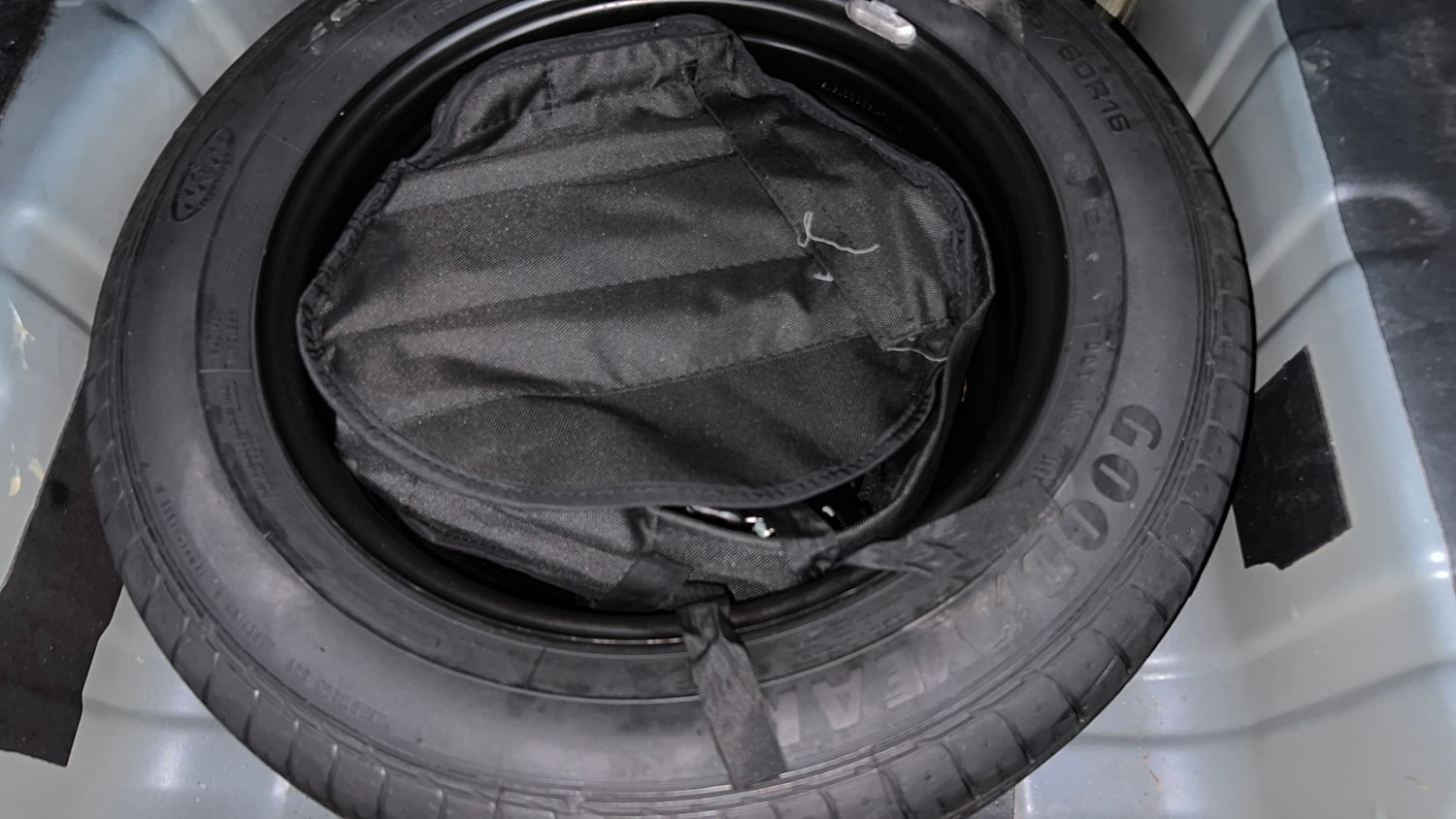 Used 2023 Tata Nexon XZ Plus LUXS Dual Tone Petrol Manual tyres SPARE TYRE VIEW