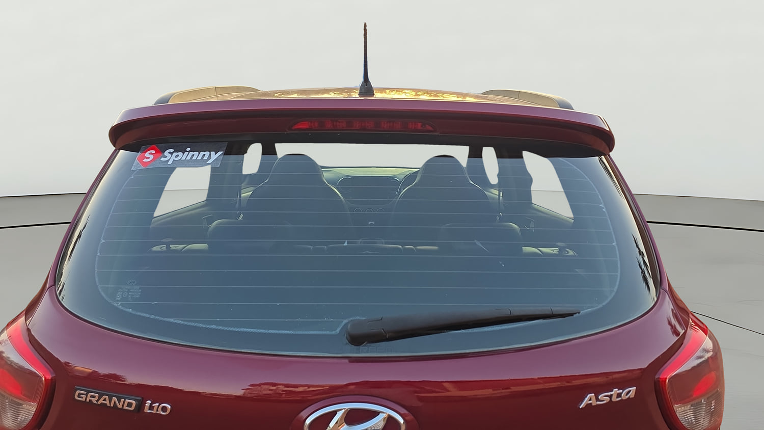 Used 2015 Hyundai Grand i10 Asta AT 1.2 Kappa VTVT Petrol Automatic exterior BACK WINDSHIELD VIEW