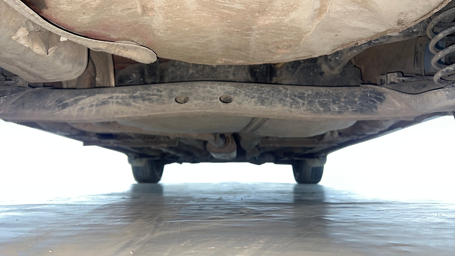 Used 2022 Skoda Kushaq Monte Carlo 1.5L TSI DSG Petrol Automatic extra REAR UNDERBODY VIEW (TAKEN FROM REAR)